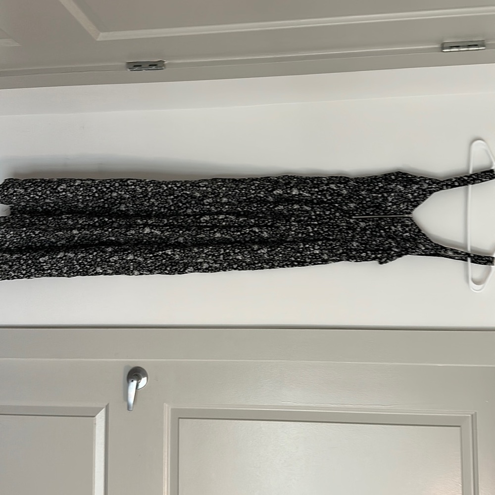 Charlotte Russe Black Floral Maxi Dress